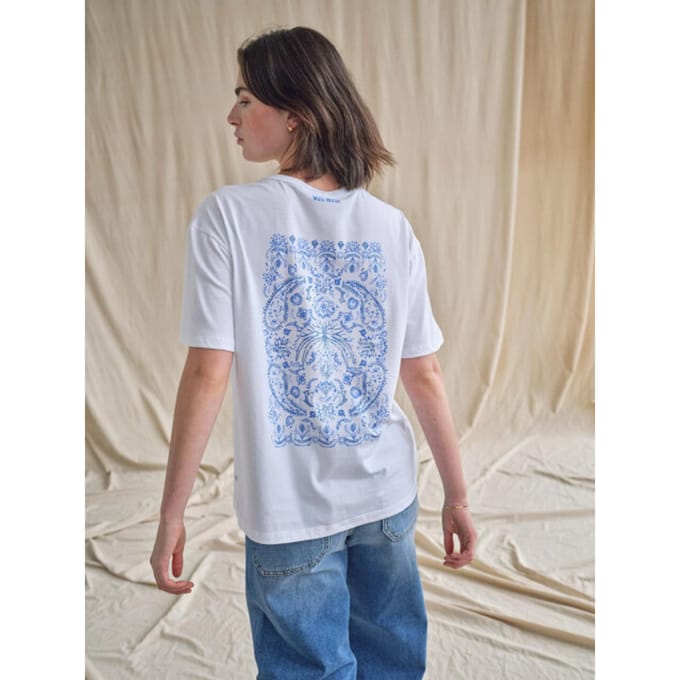 Mos Mosh 171090 101 mosmosh mm endre o-ss tee white
