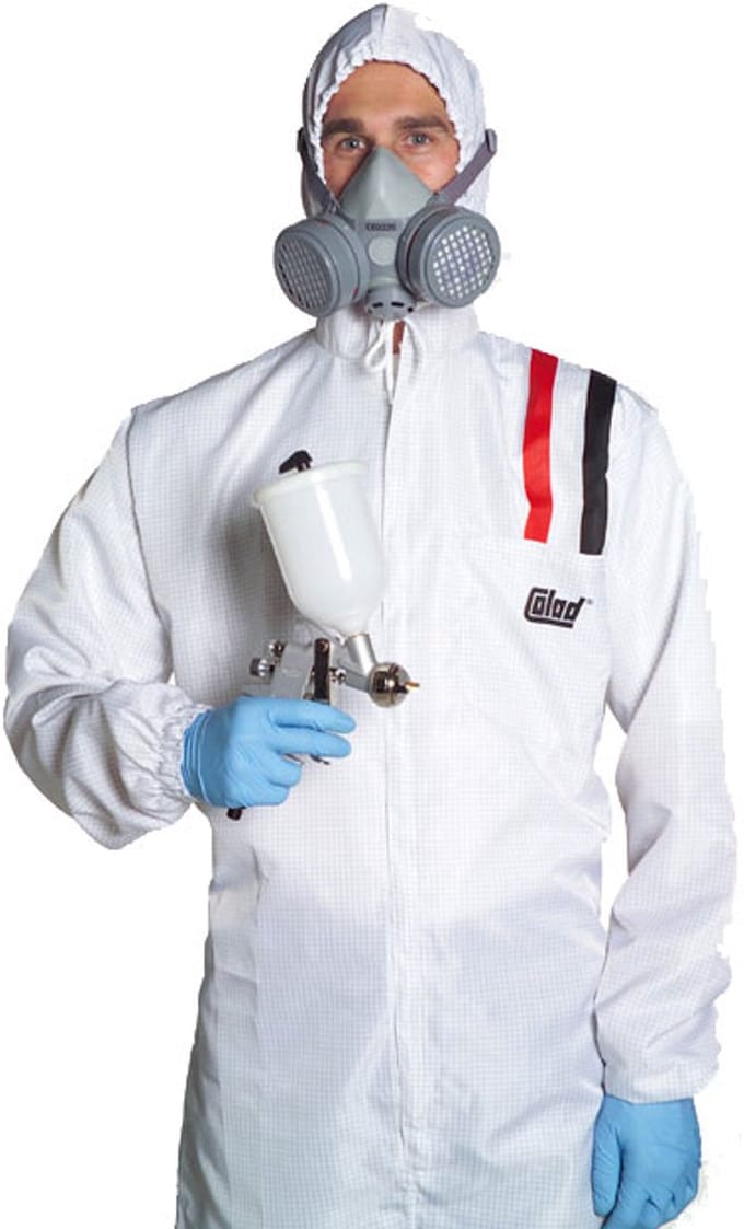 COLAD Antistatische Carbon Spuitoverall met capuchon en rits - 64