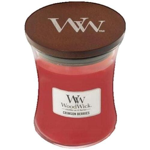 WoodWick Hourglass Medium Geurkaars - Crimson Berries - 60 branduren