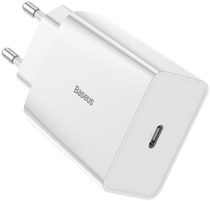 USB C Oplader / Stekker - 18W - 3A - Snellader / Fast Charger - Geschikt voor Apple iPhone 12 - Wit