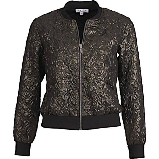 Enjoy bomber jasje 928365 - Zwart