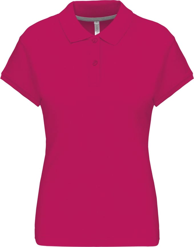 Kariban Damespolo korte mouwen K242 - Fuchsia - L