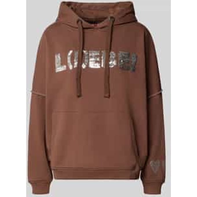 oversized hoodie van puur katoen model 'L(I)EBE'