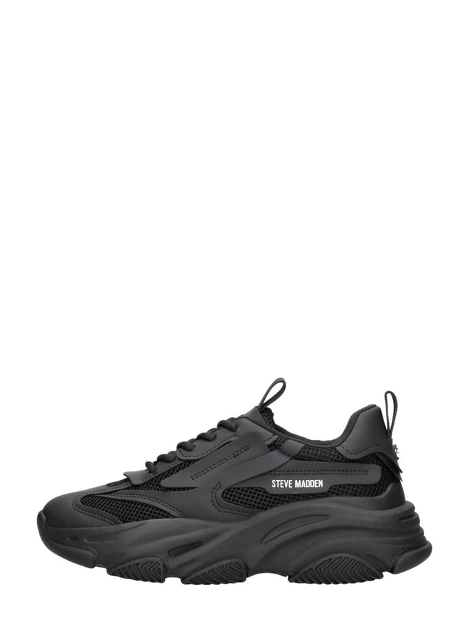 Dames Sneakers Steve Madden Posssession-e Black Zwart - Maat 39
