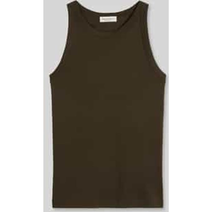 Slim fit top van puur katoen