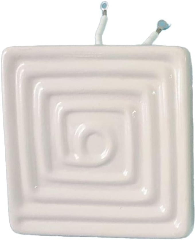 Infrarood Verwarmingselement - Elektrisch Paneel - Vacuüm Vormen - Efficiënte Warmte - 120x120 mm - Wit