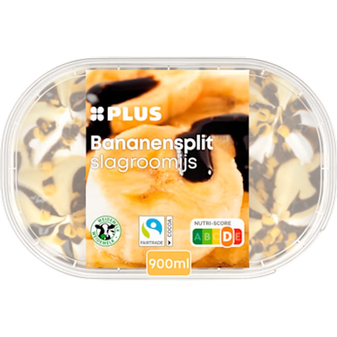slagroomijs banaan