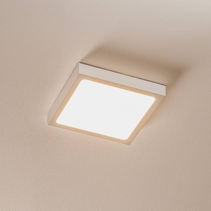 ORION LED wandlamp Vika in vierkante vorm, 18 cm