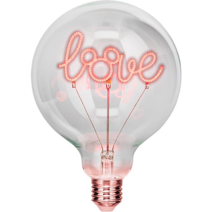 Mickey Mouse LED filament bulb – ‘love’ neon E27 lamp – Paladone