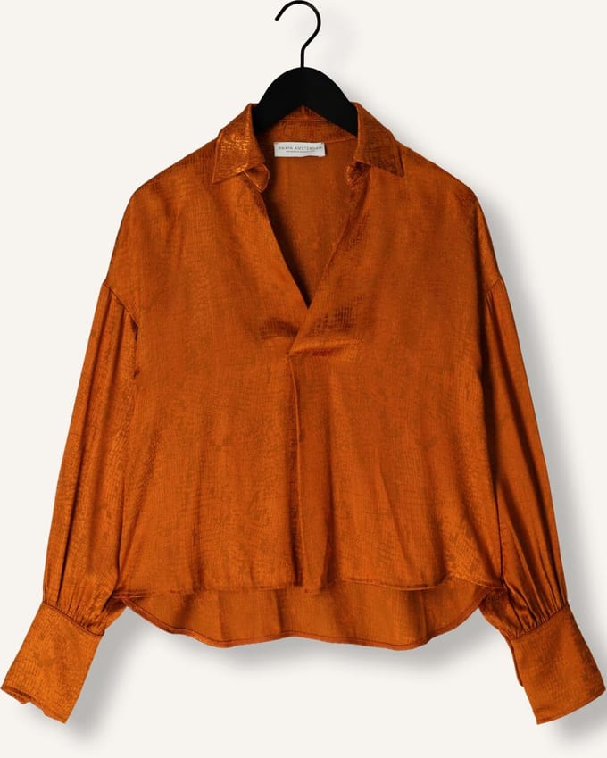 Amaya Amsterdam Evi Blouse Blouses Dames - Oranje - Maat XS