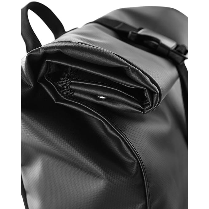 Bagbase Tarp Waterdichte Roll-Top Rugzak (Zwart)