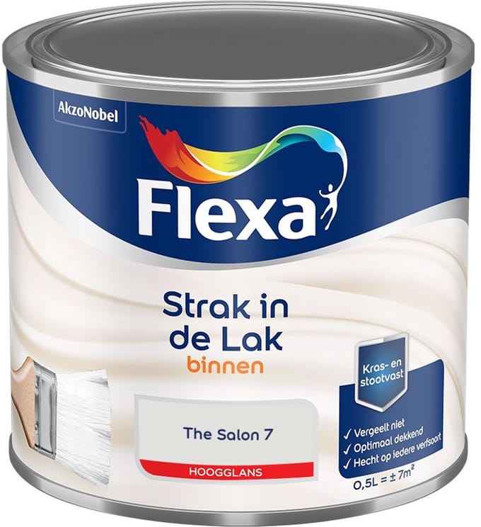 Flexa - Strak In De Lak Binnenlak Hoogglans - The Salon 7 - Mengverf - 500 Ml