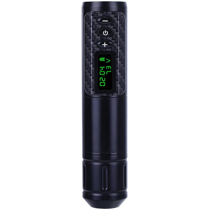 Motor Tattoo Pen Draadloze Batterij Motor Tattoo Machine Stabiele Output Verstelbare Naaldlengte zwart