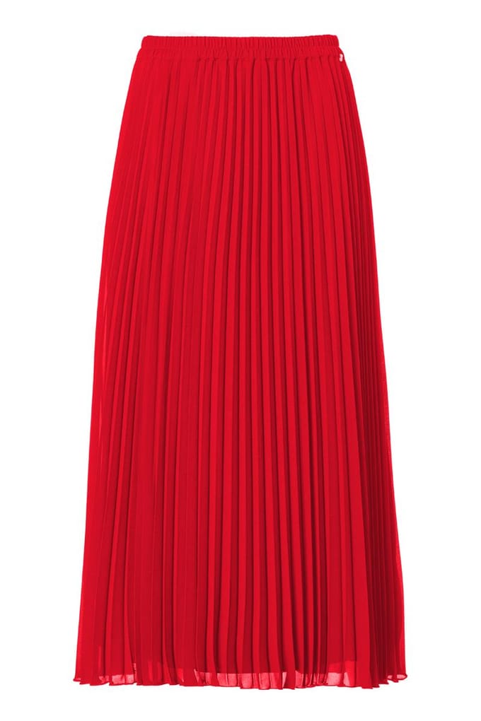 Lara Plisse Rok Rood