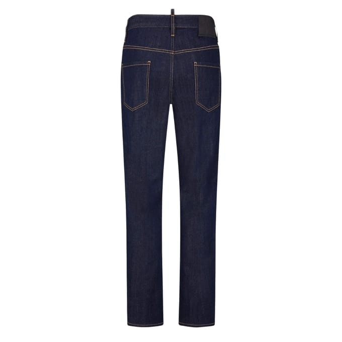 Dsquared2 Donkerblauw Gespoelde Jeans 642
