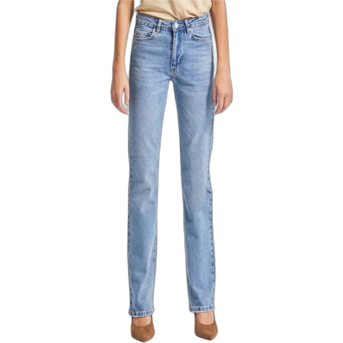 It's Basic - Straight High Rise Jeans - Aqua