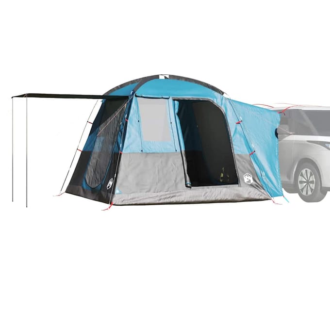 vidaXL - Autotent - 4-persoons - waterdicht - blauw