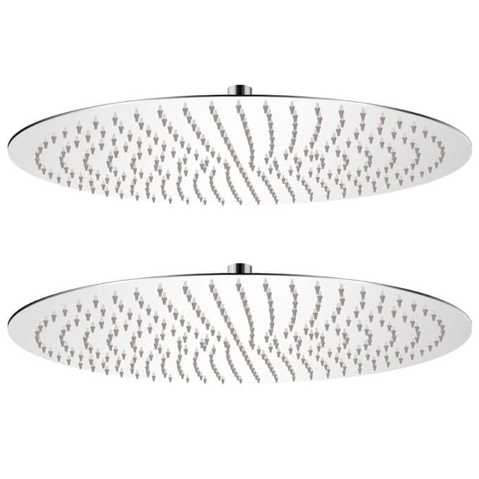 vidaXL - Regendouchekop - 2 - st - rond - 50 - cm - roestvrij - staal