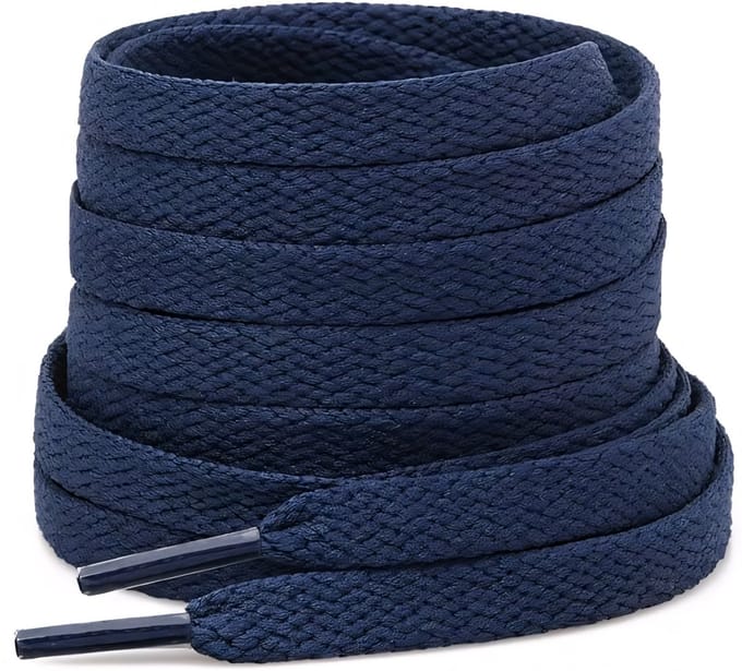 The Kicks Don Veters Plat 100CM - Donkerblauw - 8mm