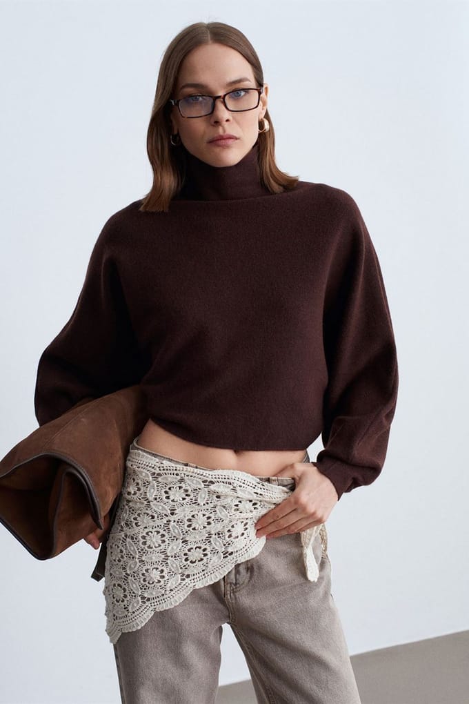 Dames Oversized Korte Coltrui