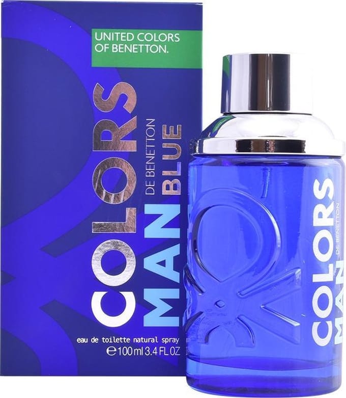 Benetton, Colors de Benetton Blue, Eau De Toilette, Voor Mannen, 100 ml