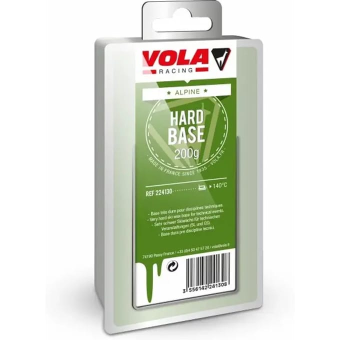 Ski wax tegen sneeuwslijtage basis Vola Hard 200 g