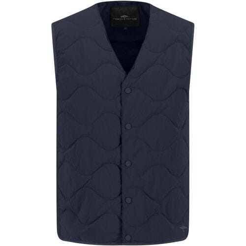 Fynch-Hatton Body-Warmer Onion Quilted Dark Navy / male