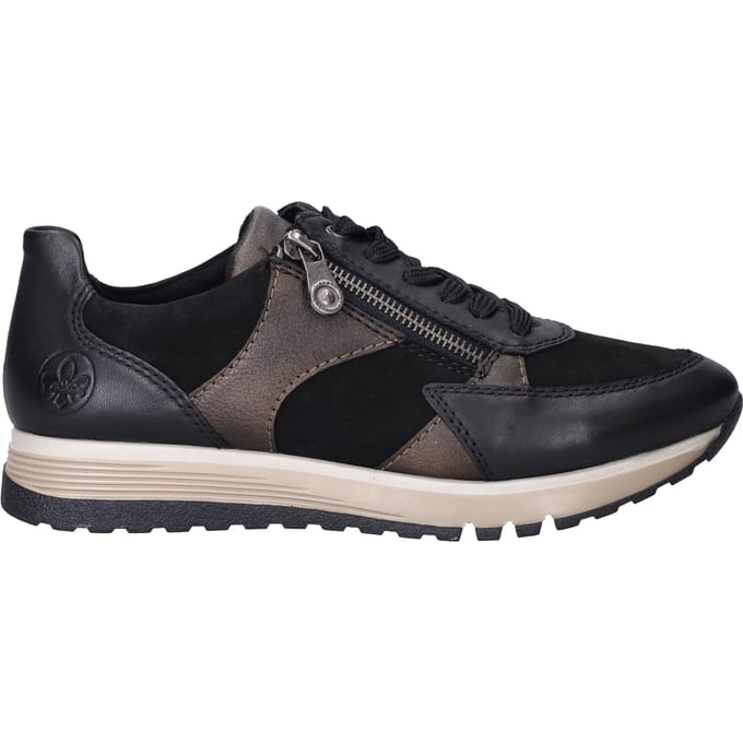 Rieker Sneakers zwart Synthetisch - Maat 38