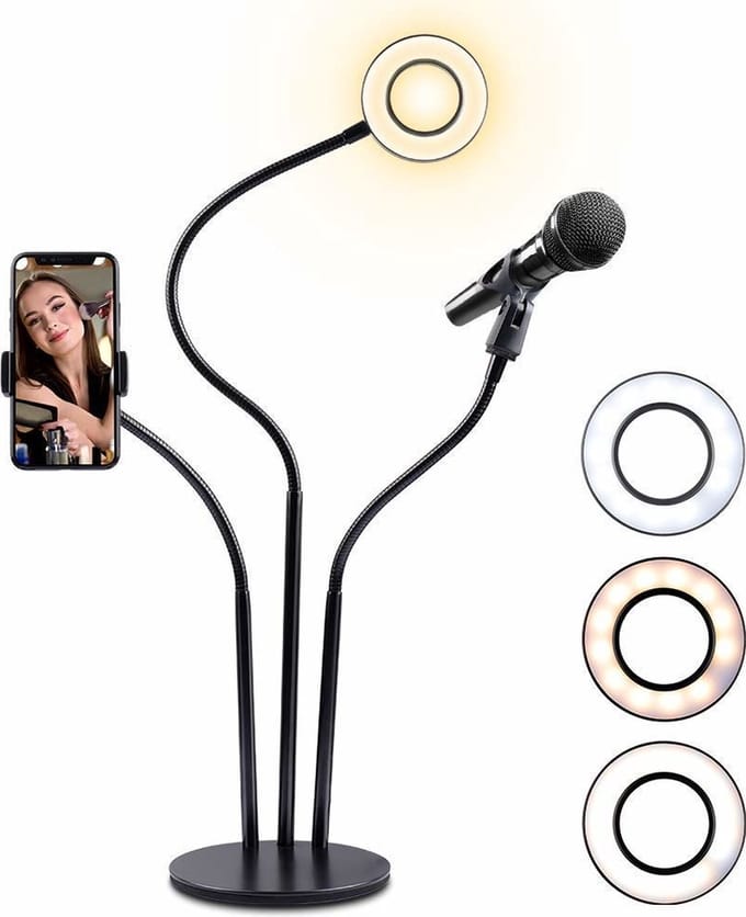 Selfie light - Selfie stand - ring light