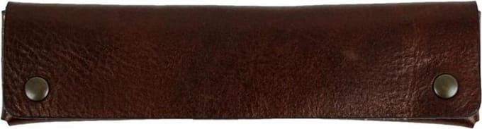 Leer Pennenetui donker bruin - APPOINTMENT IN SAMARA, Pen case, Opbergen