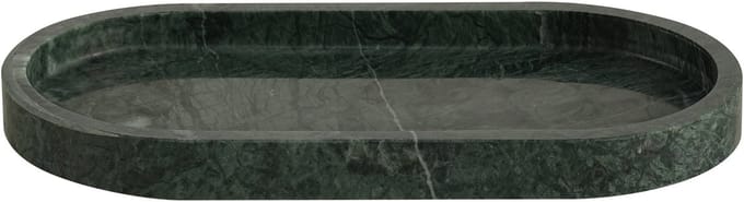 Ovale Marmeren Serveerplank & Plateau Groen