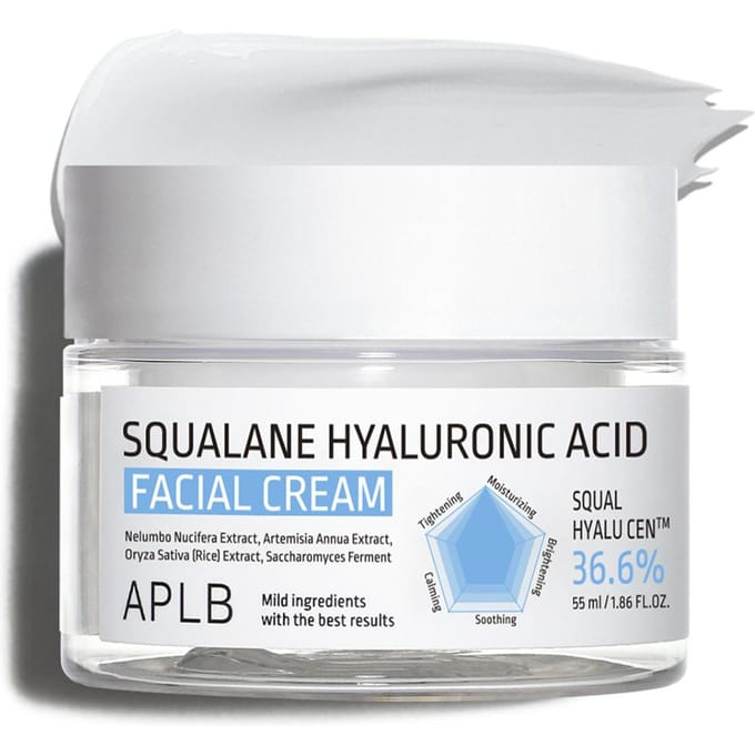 APLB Squalane Hyaluronzuur Gezichtscrème 55ml #55ml 1PCS white