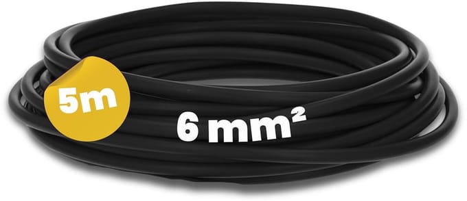 Flexibele Elektrische Aderkabel H07V-K 6mm² - 5 Meter Enkele Stroomdraad voor Installatie