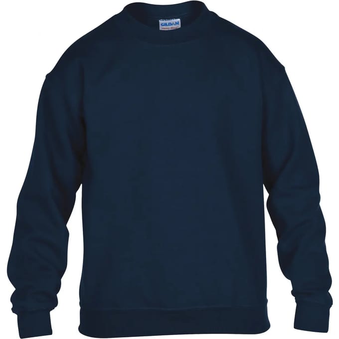 Gildan - Heavy Blend Kinder Sweater - Navy maat XL (176)
