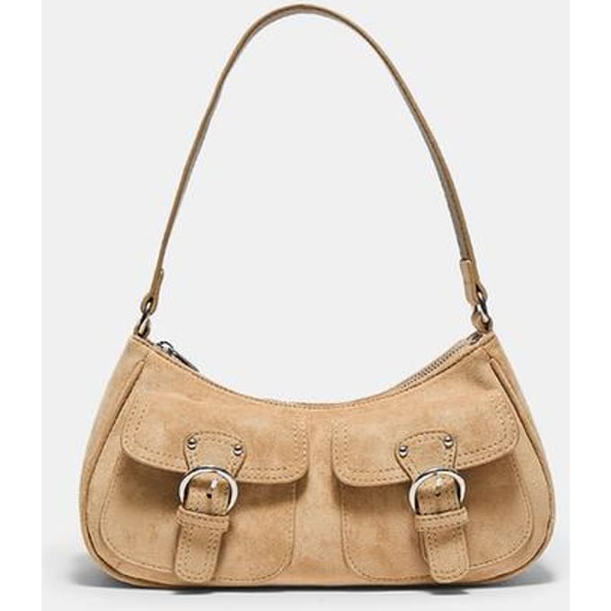 Stradivarius Schoudertas met zakken  Karamel OS