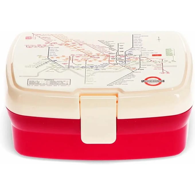 Lunchbox met dienblad Rex London TfL Plan Métro