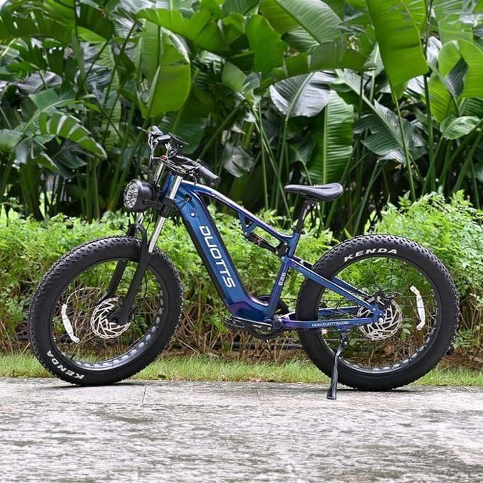 Véhicule électrique DUOTTS E26 Bafang 20Ah SAMSUNG 26  55km/h 120km+PL Facile à transporter Parking Bleu