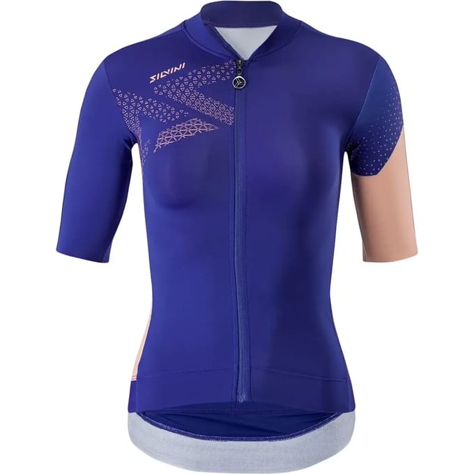 Silvini Rosalia Korte Mouw Wielertrui Blauw XS Vrouw