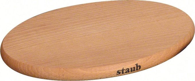 Staub Onderzetter - Magnetisch  - Ovaal - hout - 21 x 15 cm