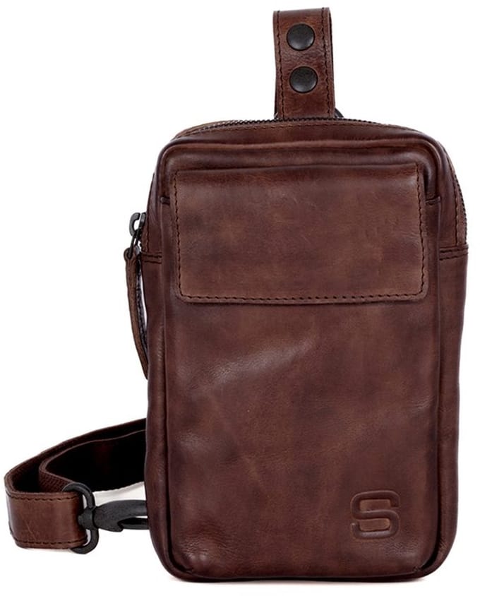 Leren Slingbag - Harris - Donkerbruin