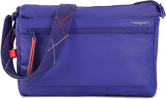 Hedgren Schoudertas Inner City Eye Shoulder Bag RFID Creased Royal Blue Blauw