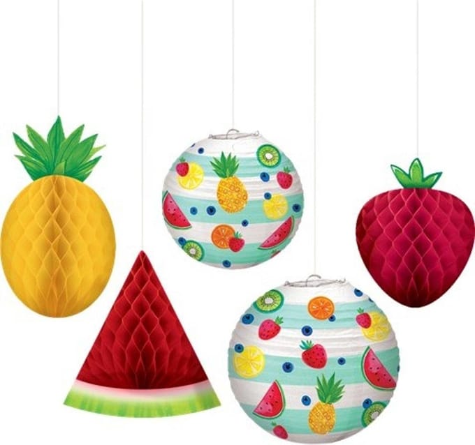 Amscan Hangdecoratie Hello Summer 5 Stuks