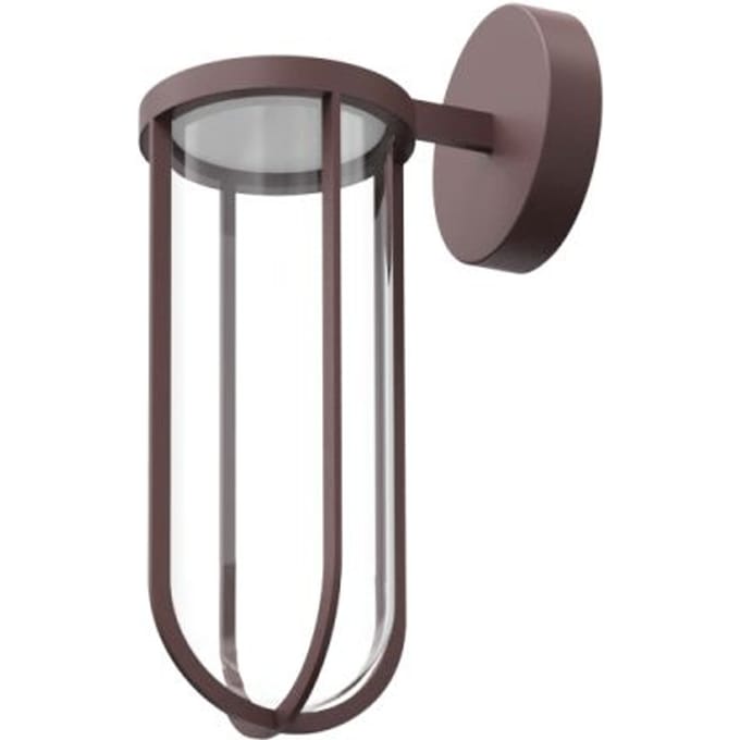 Flos In Vitro wandlamp Outdoor - donker bruin