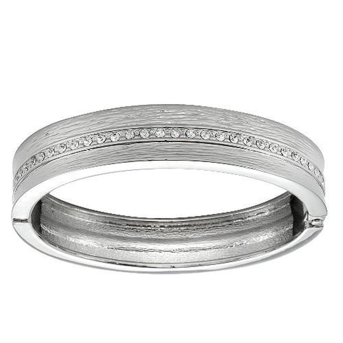 Behave - Armband - Bangle met steentjes - Elegant - 16,5 cm