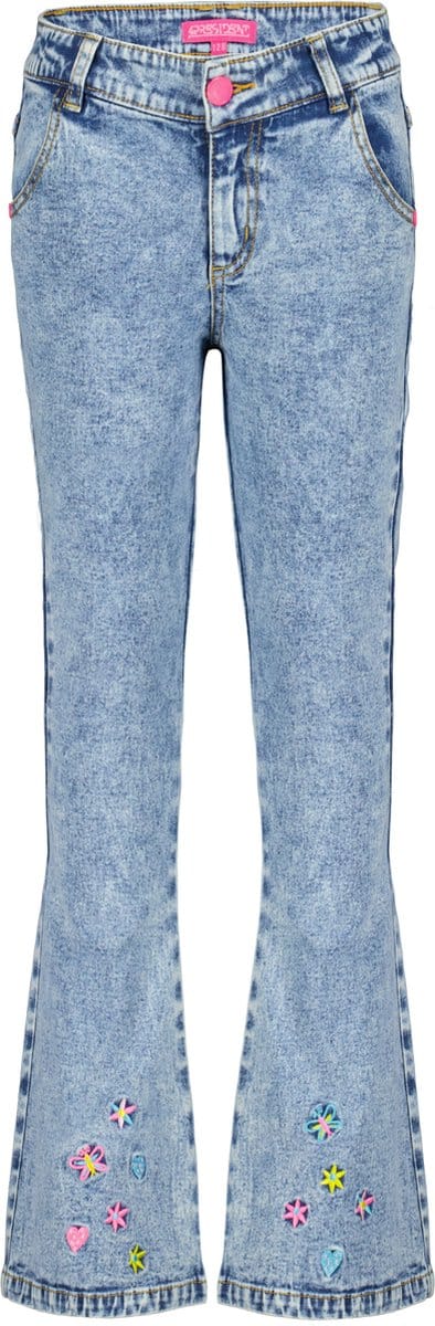 4PRESIDENT Broek Meisjes - Light Blue - Maat 104