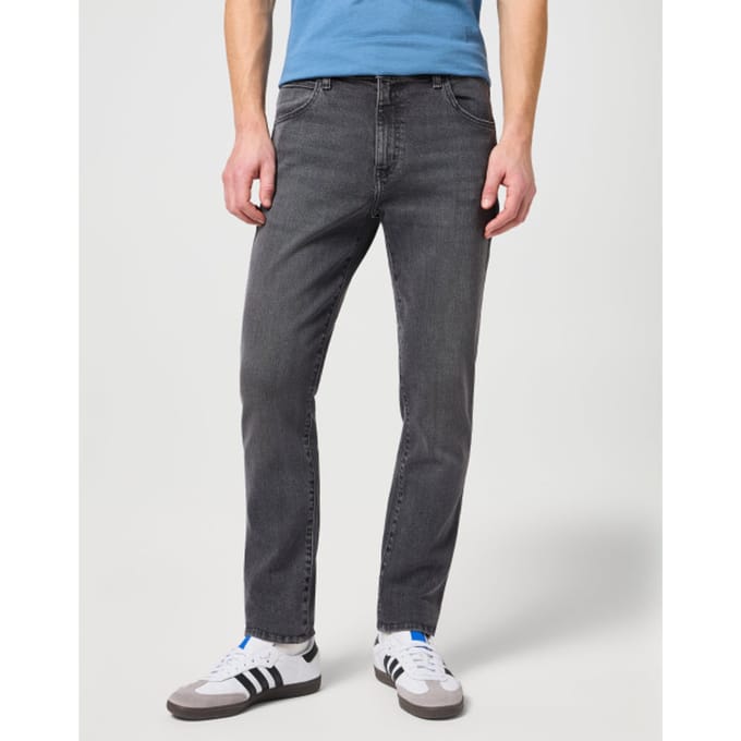 Wrangler - Larston - Heren Slim-fit Jeans - Blackout