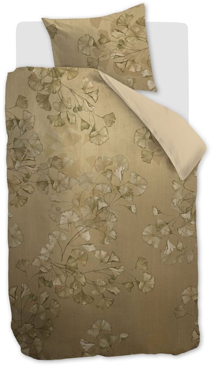 Beddinghouse Ainesh dekbedovertrek - Eenpersoons - 140 x 200/220 cm - Goud