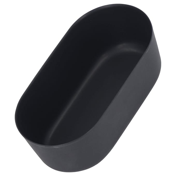 Ovale Cakevorm Voedselkwaliteit Aluminiumlegering Herbruikbare Bakvorm voor het Maken van Cakes Cheesecakes Schuim L black