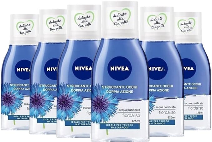 Nivea Visage - Oogmake-up Remover - Double Effect - Voordeelverpakking 6 x 125 ml