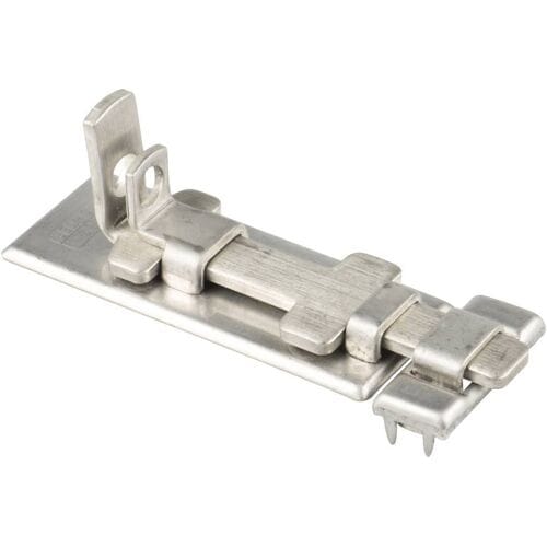 RVS Pantserschuif grendel - 100 mm, 39 mm, Ø 9,5 mm